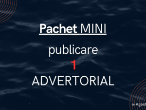 Pachet MINI publicare 1 advertorial