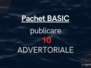 Pachet basic publicare a 10 advertoriale