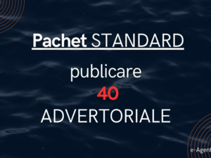 Pachet STANDARD publicare a 40 advertoriale